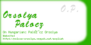 orsolya palocz business card